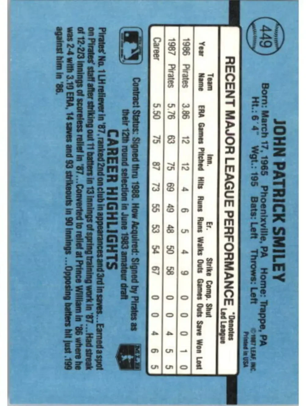 N/A 1988 john